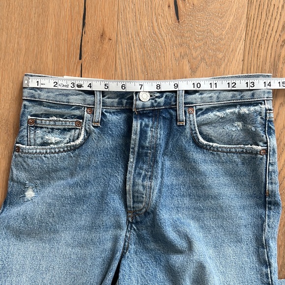 NWT AGOLDE Fen High Rise Relaxed Taper Jeans - Color: Wander - Size 26 - Picture 10 of 13